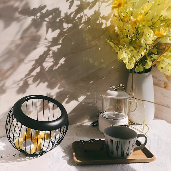 Kaffekapselholder, Kopholdere til Bordplade, Kaffebar Tilbehør & Dekoration, Stor Kapacitet Organizer, Kaffestation Organizer, Metal Kaffekapsel Opbevaring
