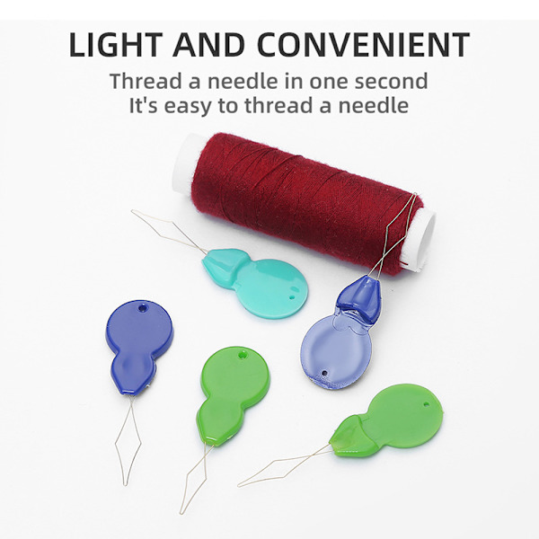 100 stycken kalebassformade plastnåltrådar, plasttrådsögla DIY
