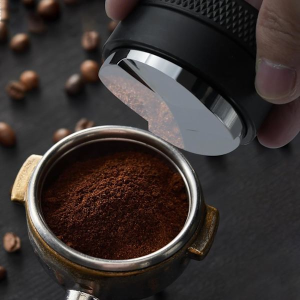 51 mm kaffedistributør, 51 mm stamper, 304 rustfrit stål presset klud pulver kaffestamper til espressomaskiner