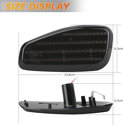 LED Dynamiske Rav Side Markørlys, Blinklys, Forreste Signallys, Kompatibel