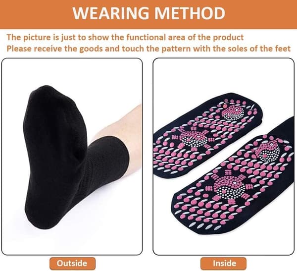 3 par självvärmda strumpor, termiska strumpor för unisex vinterstrumpor, skidstrumpor
