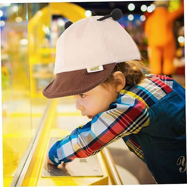 Barn Ponytail Småbarn Bomull Baseball Cap Casual hatt Småbarn hatt Pony