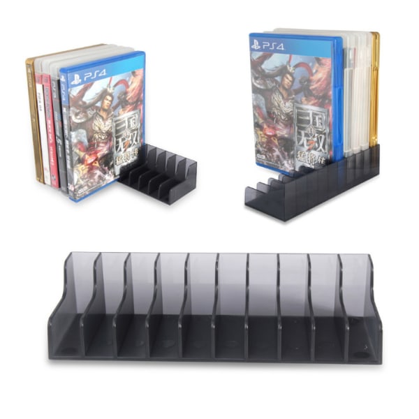 2 stk CD-disker kortholder for Switch, spillholder for spillkort, spilldisk, spilldiskholder, spillstativ, oppbevaringsstativ for Switch, 24 CD