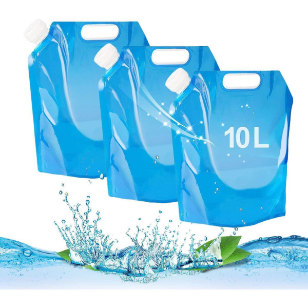 3pcs Outdoor Folding Water Bag, Water Bag Folding Canister Foldable, C