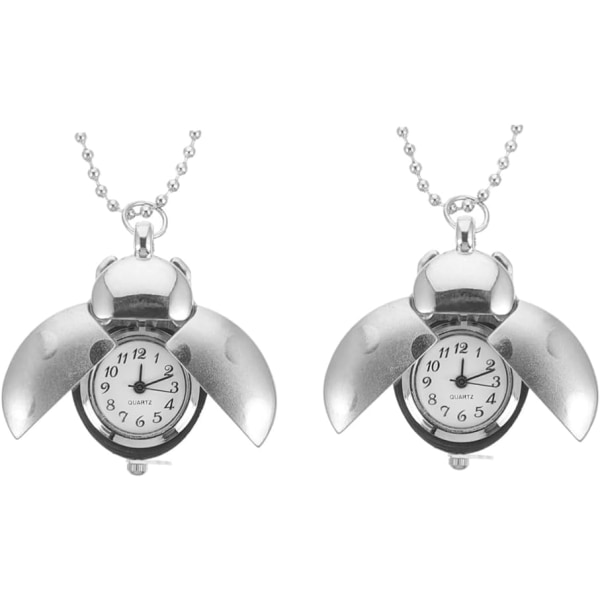 2 Pcs Pocket Watch Retro Hanging Watch Digital Watch for Women Watch A