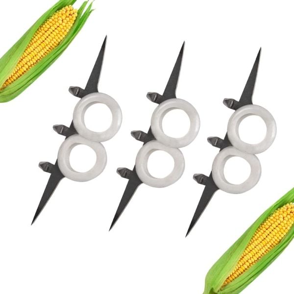 3 Pack Corn Husk Remover Ligtorne på Cob Removal Tool Skræller Husker T