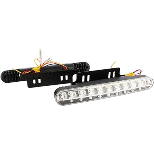 2x 30 LED Dagkørselslys til Bil 12V DC Dagkørselslys DRL