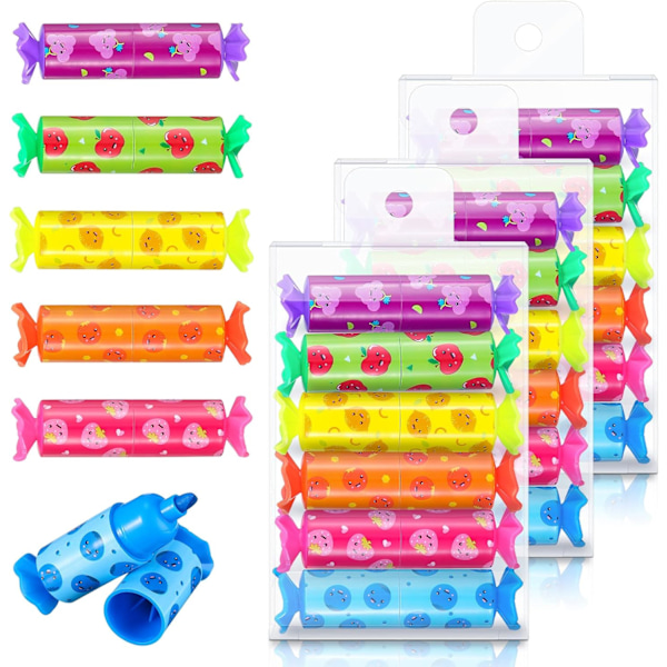 24 stk. Mini Highlighter Candy Pastel Highlighter til Børn Studerende 6