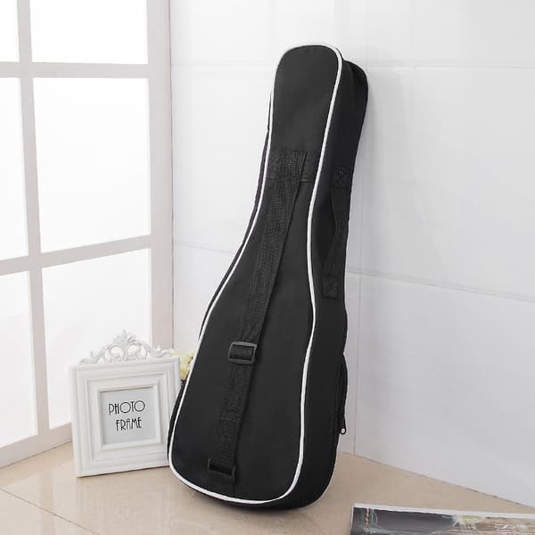 1 st 23 tums gitarrryggsäcksfodral Ukulelefodral Väska Ukulele Bomullsfodral Väska Gitarr Akustisk Gitarrpåse med Ficka Ukulele Gig Bag Gitarrfodral