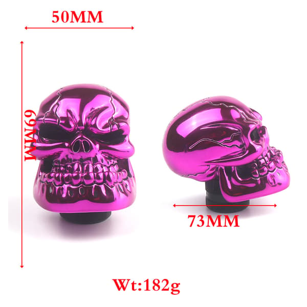 Universal Gear Shift Knob, Skeleton Skull Head Car Modified Gear Shift Kno