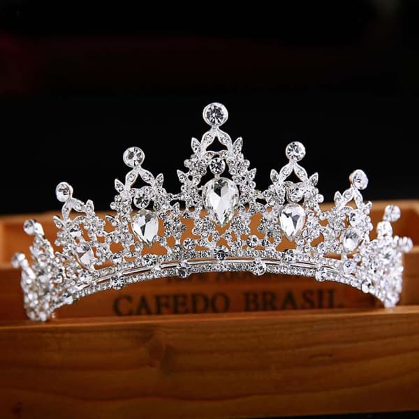 Dronning Krone og Tiaraer Prinsesse Krone Prinsesse til Kvinder og Piger Gråd