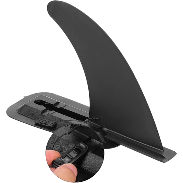 Surfing Watershed Fin, Avtagbar PVC Center Fin med Bas, Stand Up P