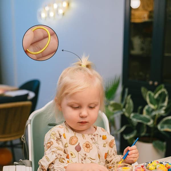 Babyhårbånd, 100 stk. Elastiske hårbånd for småbarn til jenter og barn,