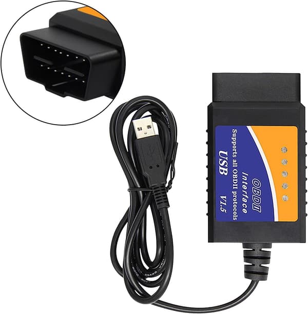 USB OBD 327 Bilscanner, USB-stik til bilscanner