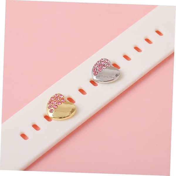 3 stk. rem-knapper til armbåndsure, dekorative charms til armbåndsure