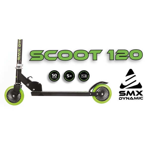 SportMe Scooter SMX Dynamic Foldable 120, Grön multifärg