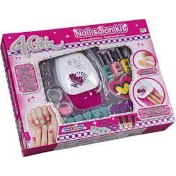 4-Girlz Nail Salon Setti Multicolor