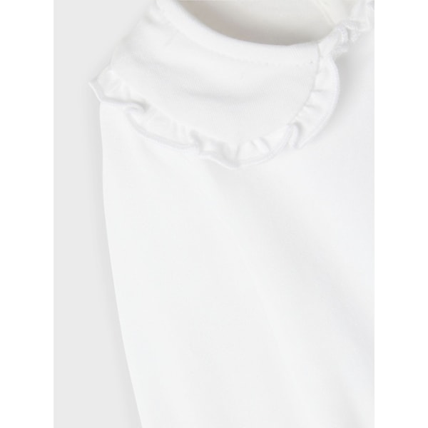 Name it Babybody med blonder, hvid, str. 74 Multicolor