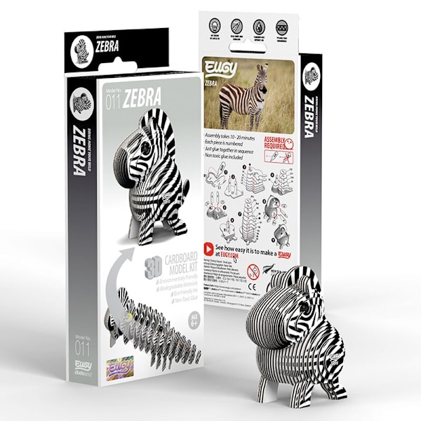 Eugy 3D Pussel Zebra