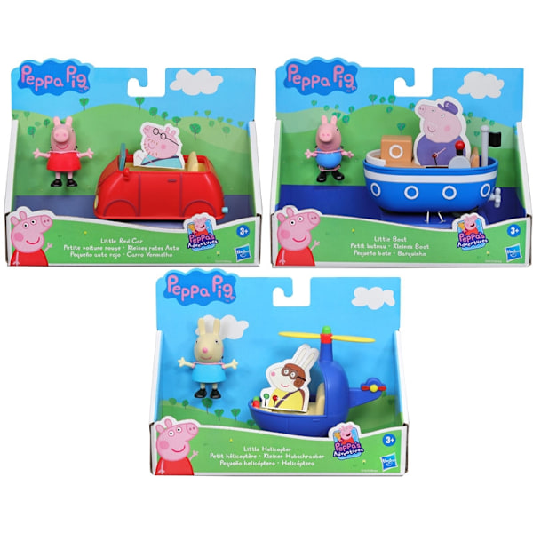 Greta Pig Little Vehicle, punainen auto