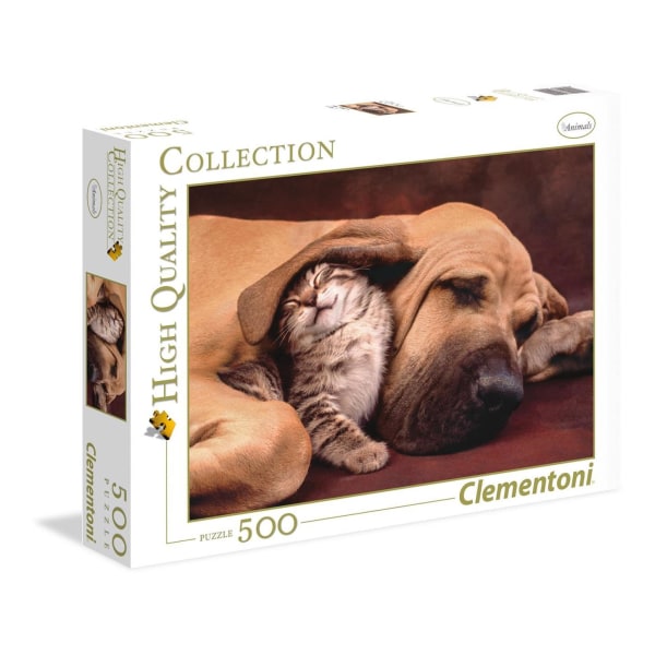 Clementoni højkvalitetskollektion putter katte og hunde, 500 bid