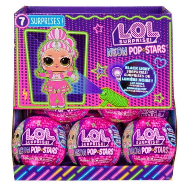 LO.L. Surprise! Neon Pop Stars Tot Docka, 1 st