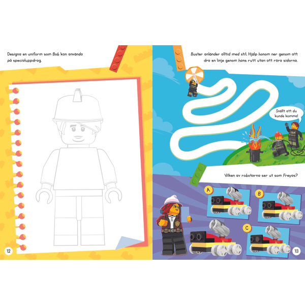 LEGO City Aktivitetsbok med Minifigur