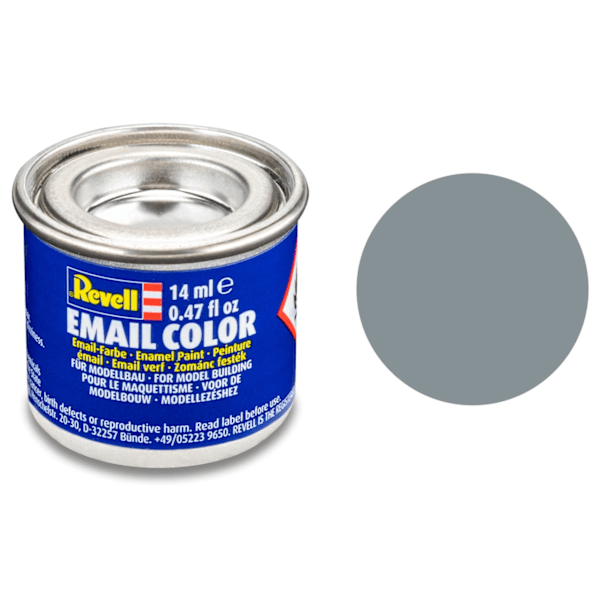 Revell Emaljfärg 14 ml. Medium Grey Nr 43 Grå