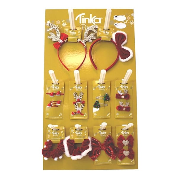 Juldiadem med vit Kant - Tinka Beauty