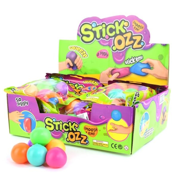Sticky Wall Ball 6 stk - Robetoy