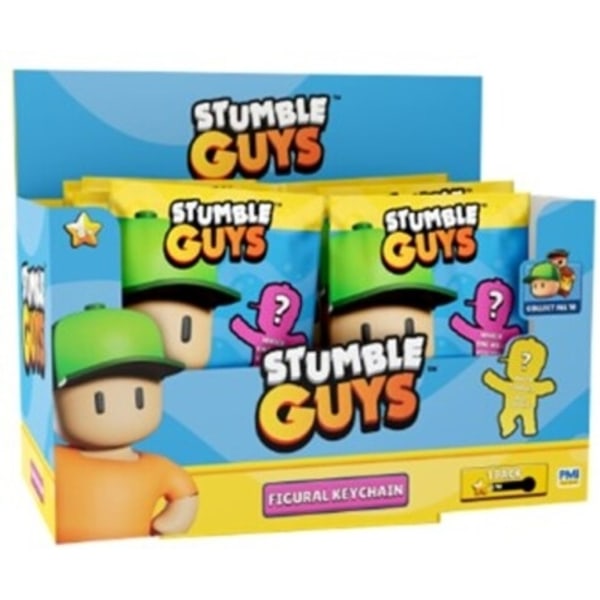 Stumble Guys S2 Figurnyckelring Foliepåse 5,5 cm, 1 st