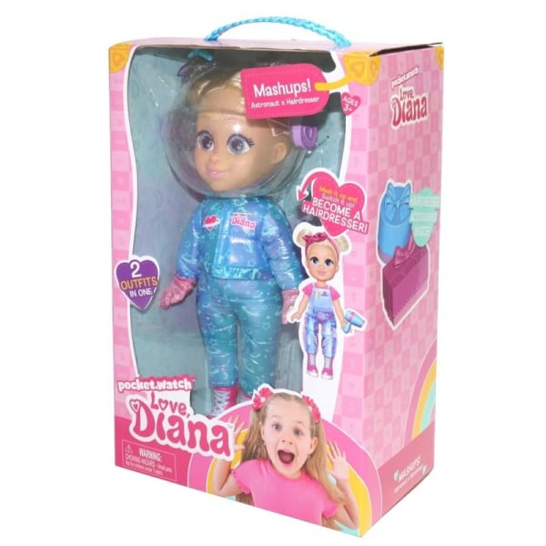 Love Diana Doll Mashup Astronaut/Frisør 33 cm