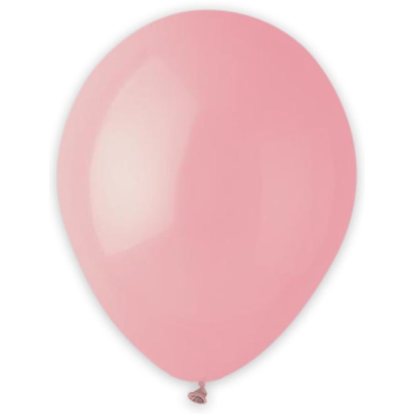 Latex Ballon Baby Pink 25-pak - Ballonkongen
