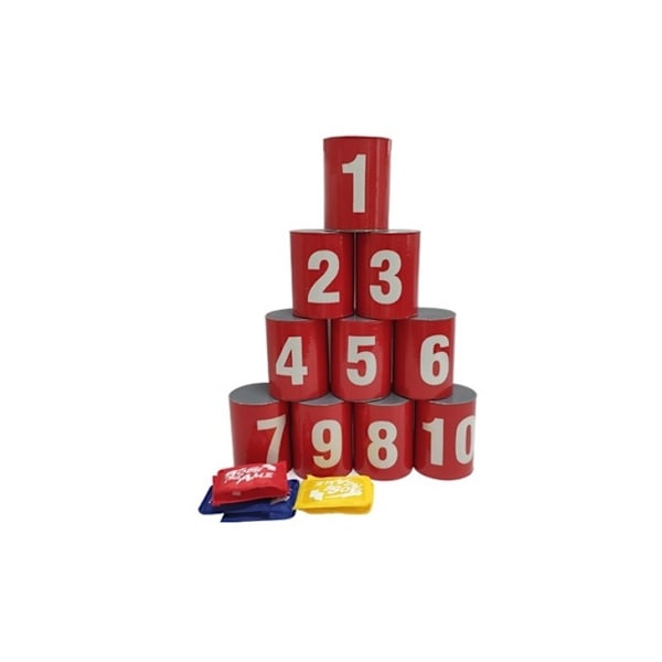Kastspel med Sandpåsar och 10 Burkar