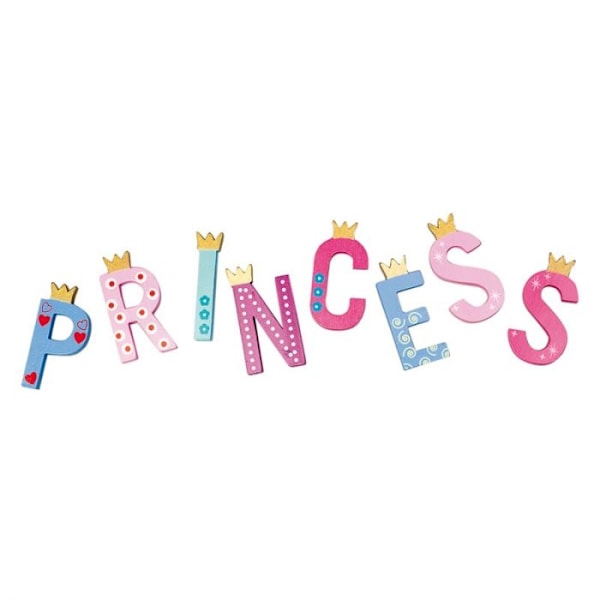Prins/Prinsessbokstav i Trä, X