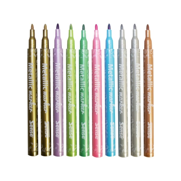 Sense Metallic Markers 10-Pack