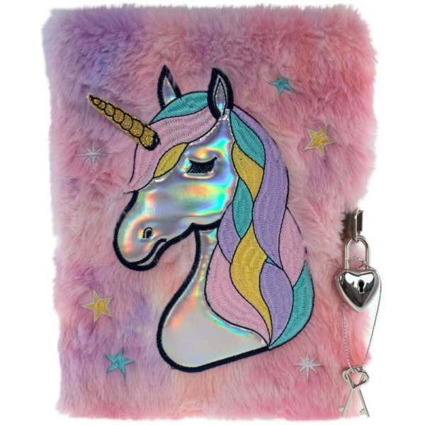 Dagbog med Lock in Blanket Unicorn - Tinka