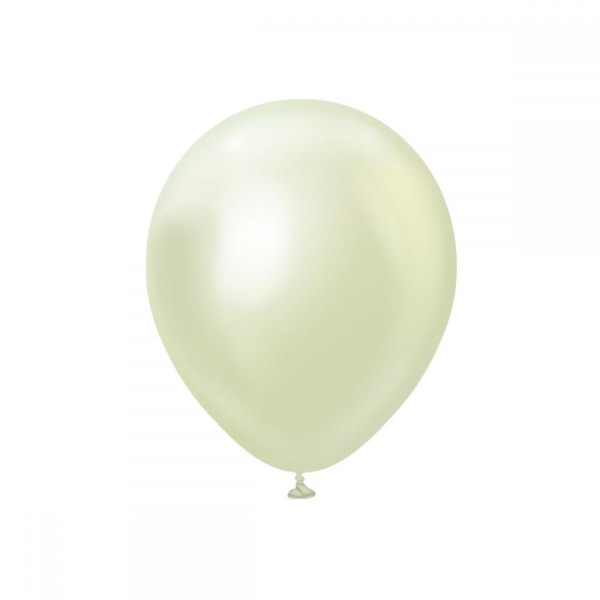 Latex balloner 10-Pak Grøn Guld Chrome Pro, 30 cm - Ballongkung