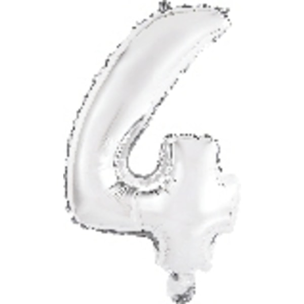 Gaggs Sifferballong Nr 4 Silver 35 cm
