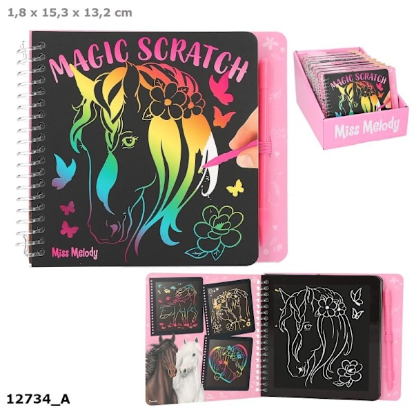 Miss Melody Mini Magic Scratch Bok