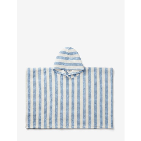 Paco Badponcho 1 år, Blå Radig - Liewood multifärg