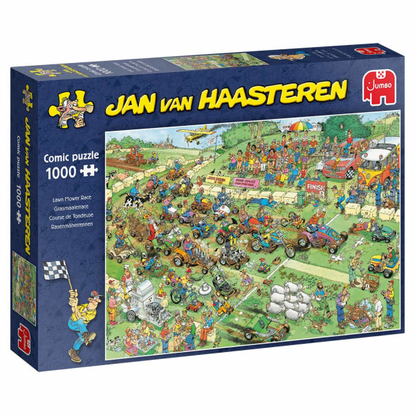Jan van Haasteren Plæneklipperløb, puslespil 1000 brikker