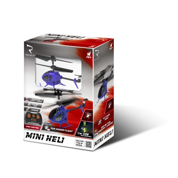 Revolt R/C S100 Mini Helikopter, blå