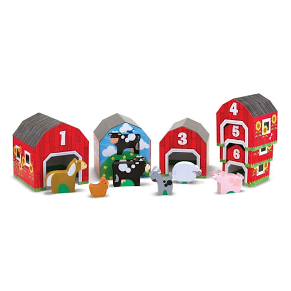 Pesiminen ja lajittelu lapset ja eläimet - Melissa & Doug