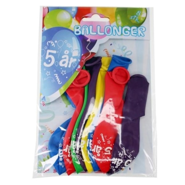 Årsballoner 5 år - Tinka