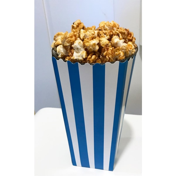 Gaggs Decoline Popcorn Box Stribet Blå 10-Pak