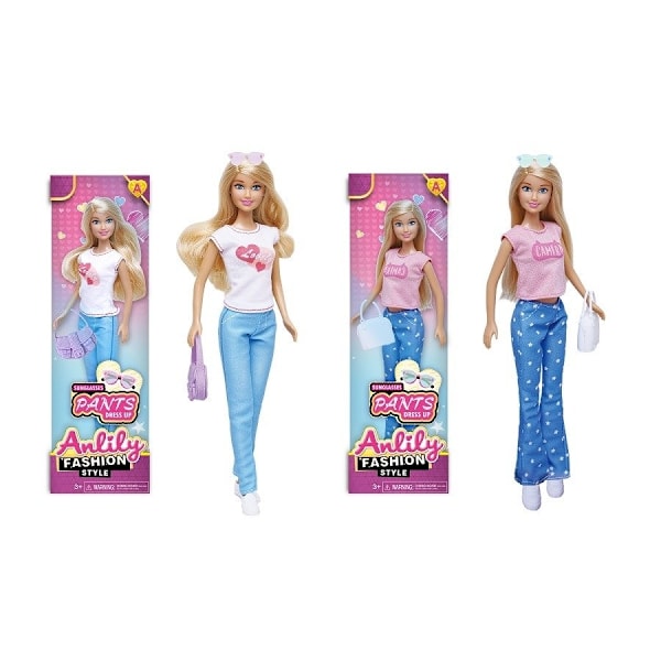 Anilily Docka med Jeans multifärg
