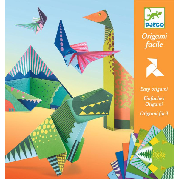 Origami, Dinosaurs, Vika Dinosaurier - Djeco