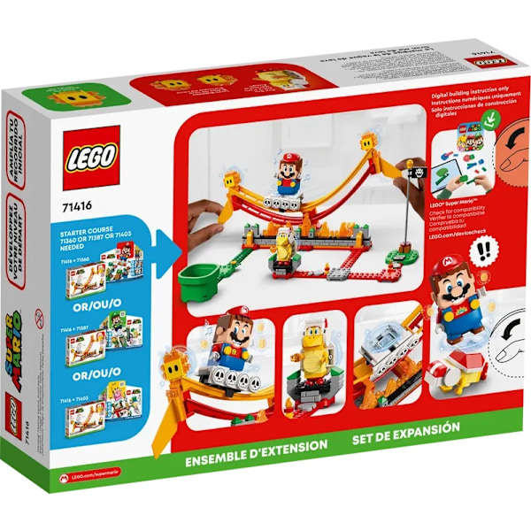 EGO Super Mario L71416 Lava Wave Ride - Udvidelsessæt