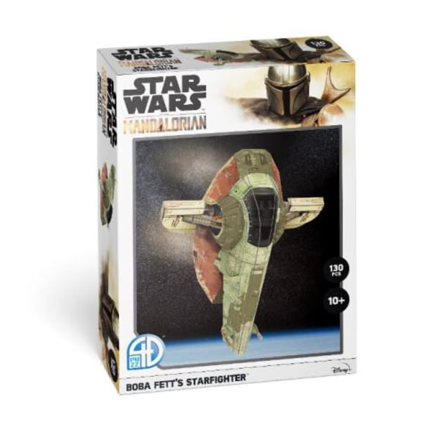 Star Wars Boba Fetts Starfighter 3D-puslespil 130 brikker
